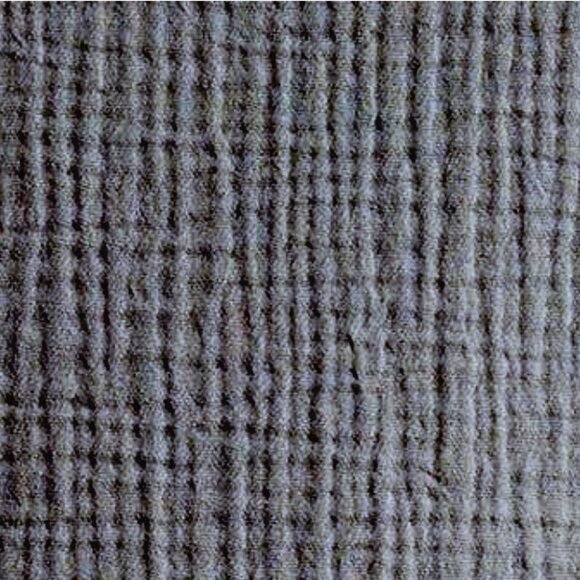 T Tahari Woman Crinkle 100% Cotton Gauze Boxy Raw edges Cap sleeve Grey Size 3XL - Picture 7 of 15